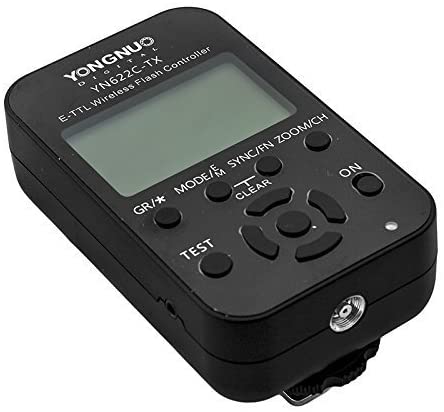 YONGNUO YN622C-KIT Wireless E-TTL Flash Trigger Kit with LED Screen for Canon including 1X YN622C-TX Controller and 1X YN622 C Transceiver