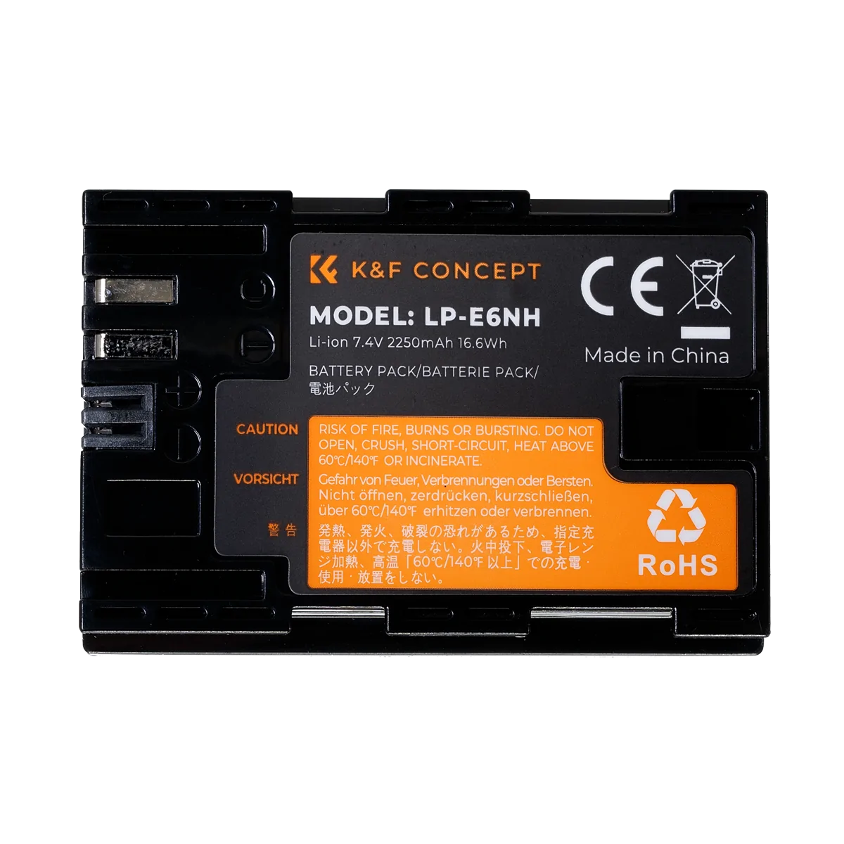 K&F Concept LP-E6NH Camera Battery for Canon Cameras (KF28.0007)