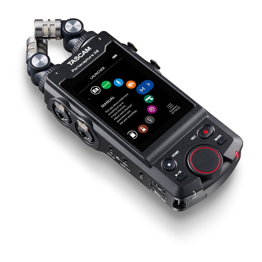 Tascam Portacapture X8 8-Channel 32-Bit Float Portable Audio Field Recorder