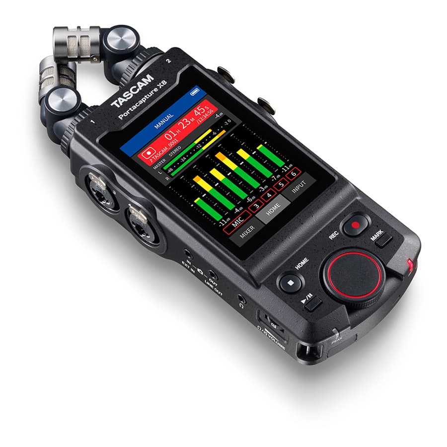 Tascam Portacapture X8 8-Channel 32-Bit Float Portable Audio Field Recorder