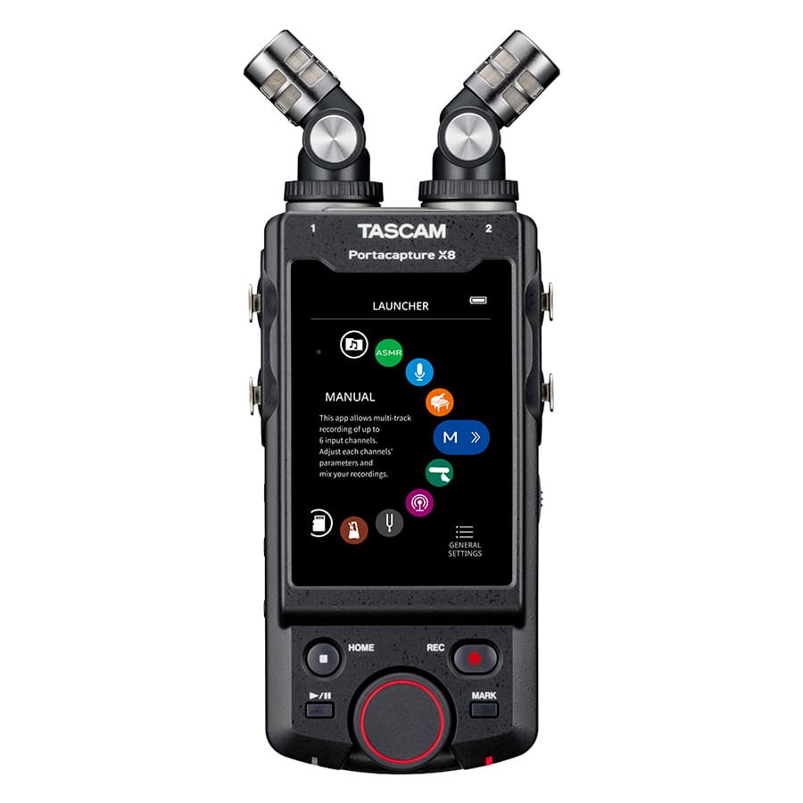 Tascam Portacapture X8 8-Channel 32-Bit Float Portable Audio Field Recorder