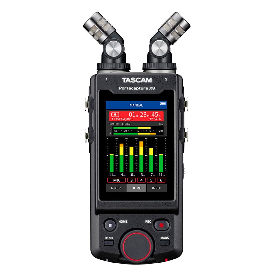 Tascam Portacapture X8 8-Channel 32-Bit Float Portable Audio Field Recorder