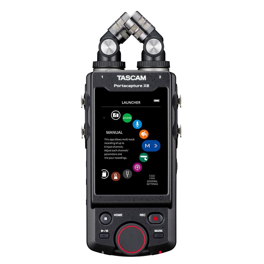 Tascam Portacapture X8 8-Channel 32-Bit Float Portable Audio Field Recorder
