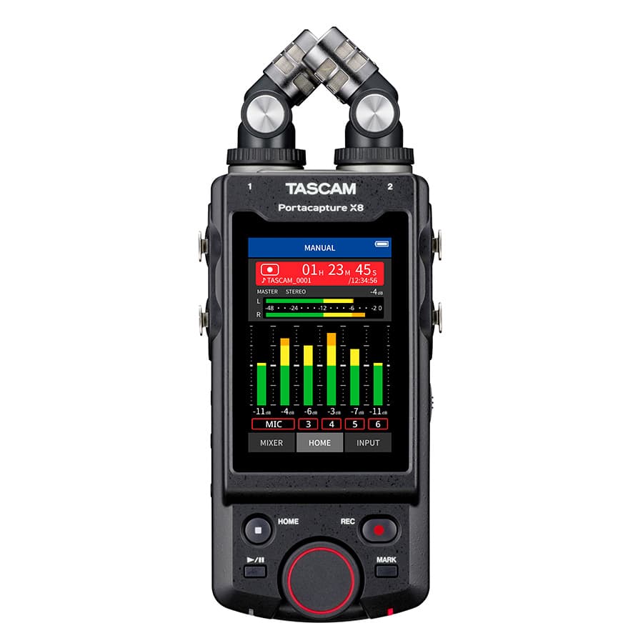 Tascam Portacapture X8 8-Channel 32-Bit Float Portable Audio Field Recorder