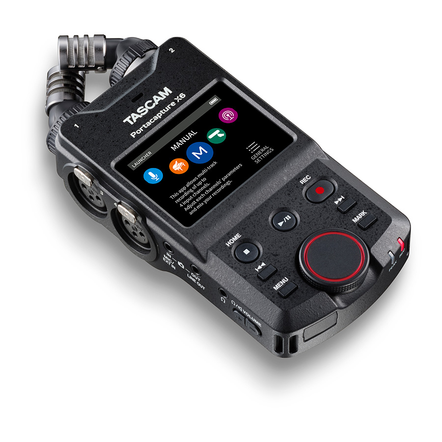 Tascam Portacapture X6 6-Channel 32-Bit Float Portable Audio Field Recorder