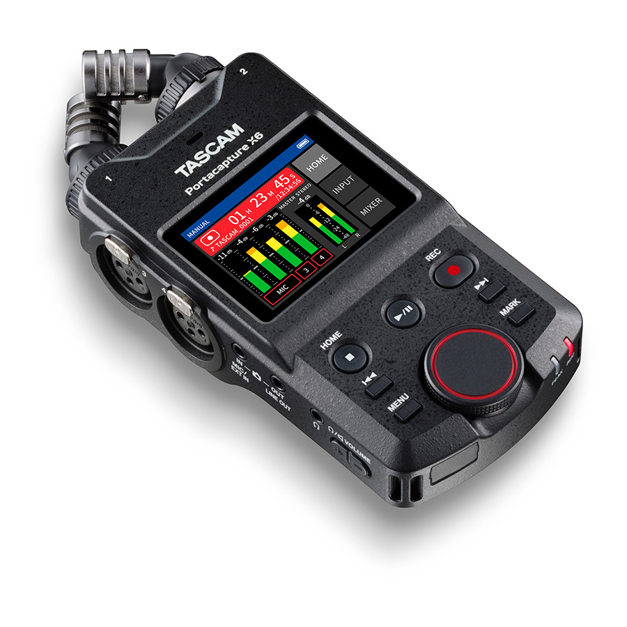 Tascam Portacapture X6 6-Channel 32-Bit Float Portable Audio Field Recorder