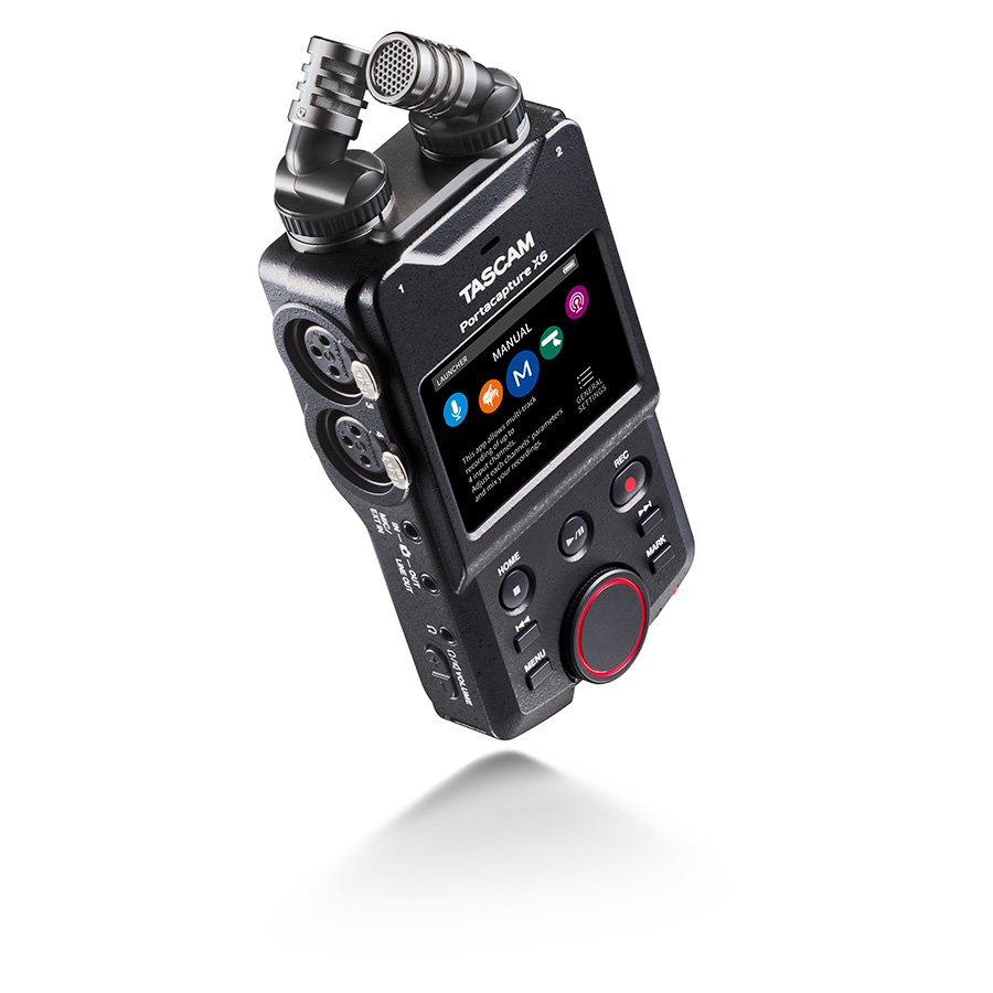 Tascam Portacapture X6 6-Channel 32-Bit Float Portable Audio Field Recorder