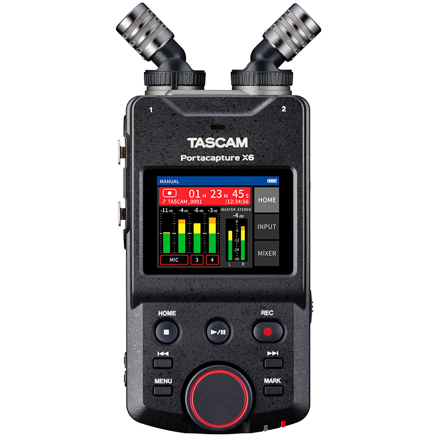 Tascam Portacapture X6 6-Channel 32-Bit Float Portable Audio Field Recorder