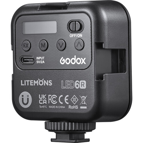 Godox Litemons 6RGB Pocket-Size LED Video Light (RGB & 3200 to 6500K)