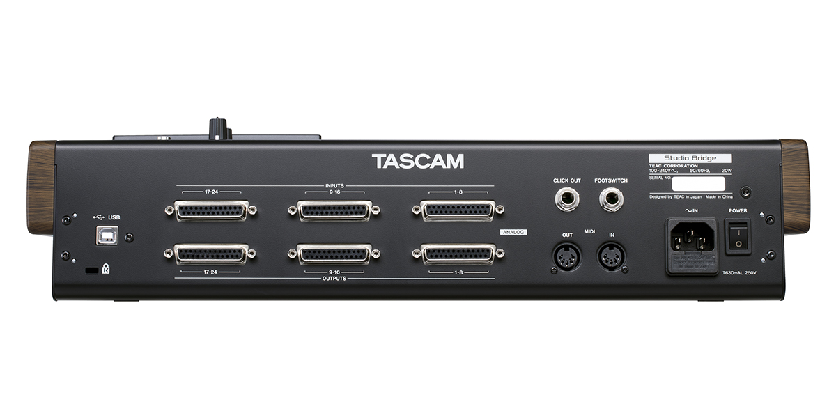 Tascam Studio Bridge 24-Track Recorder and USB Audio Interface with MIDI