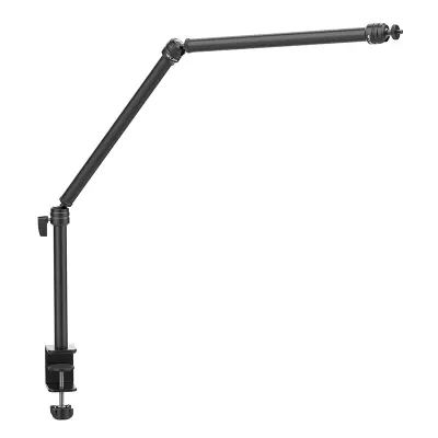 LS08 Flexible Overhead Camera Mount Desk Stand, Webcam Stand Microphone Boom Arm Tabletop Photography Videography Live Stream Table Clamp Mount - View #8