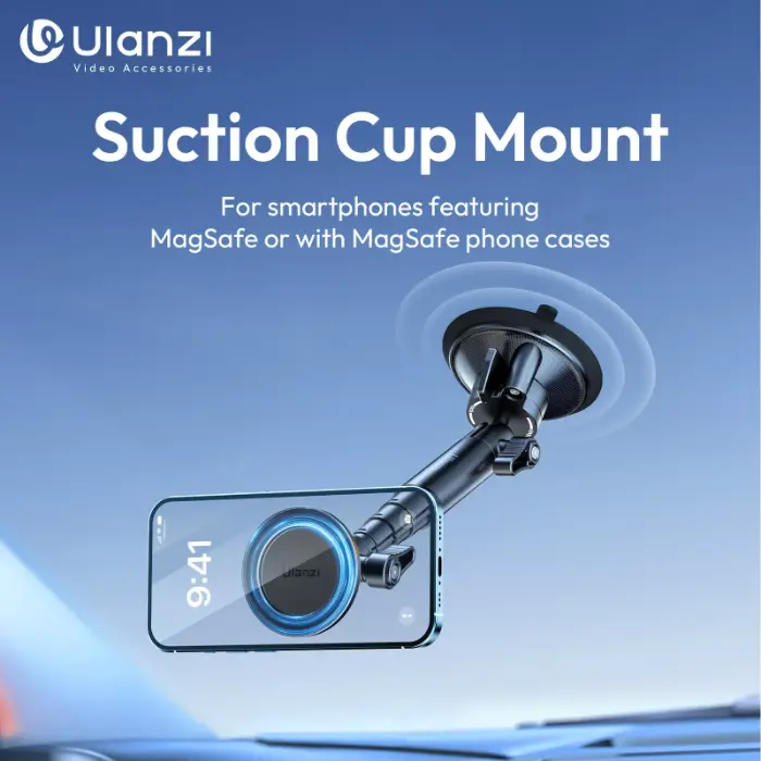 Ulanzi ZJ06 Magnetic Suction Cup Mount Magic Arm