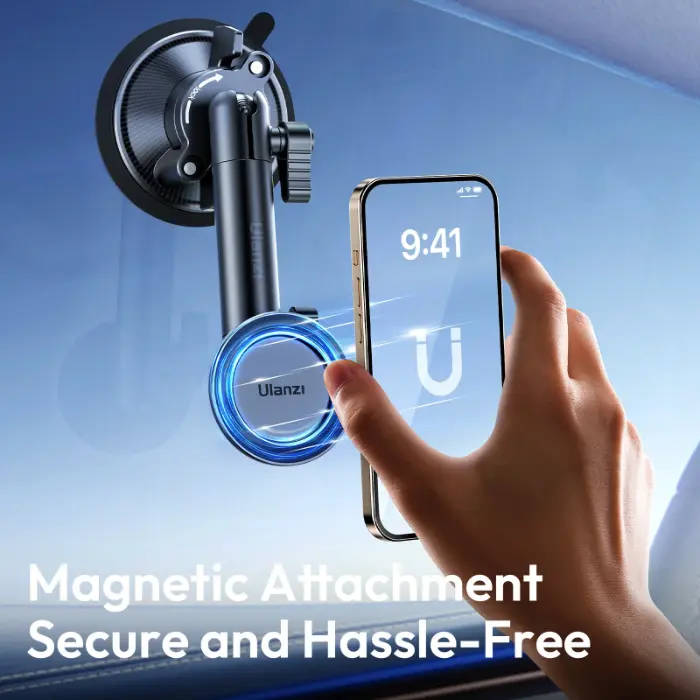 Ulanzi ZJ06 Magnetic Suction Cup Mount Magic Arm