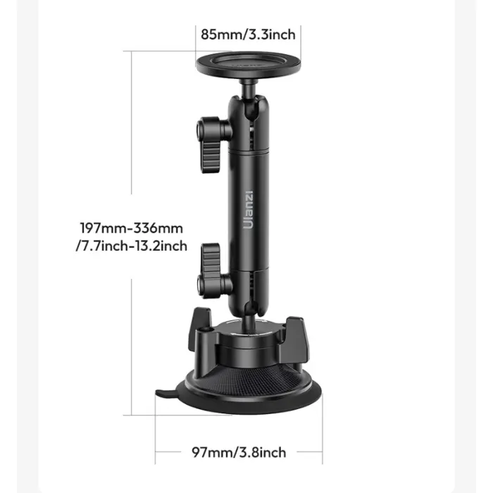 Ulanzi ZJ06 Magnetic Suction Cup Mount Magic Arm