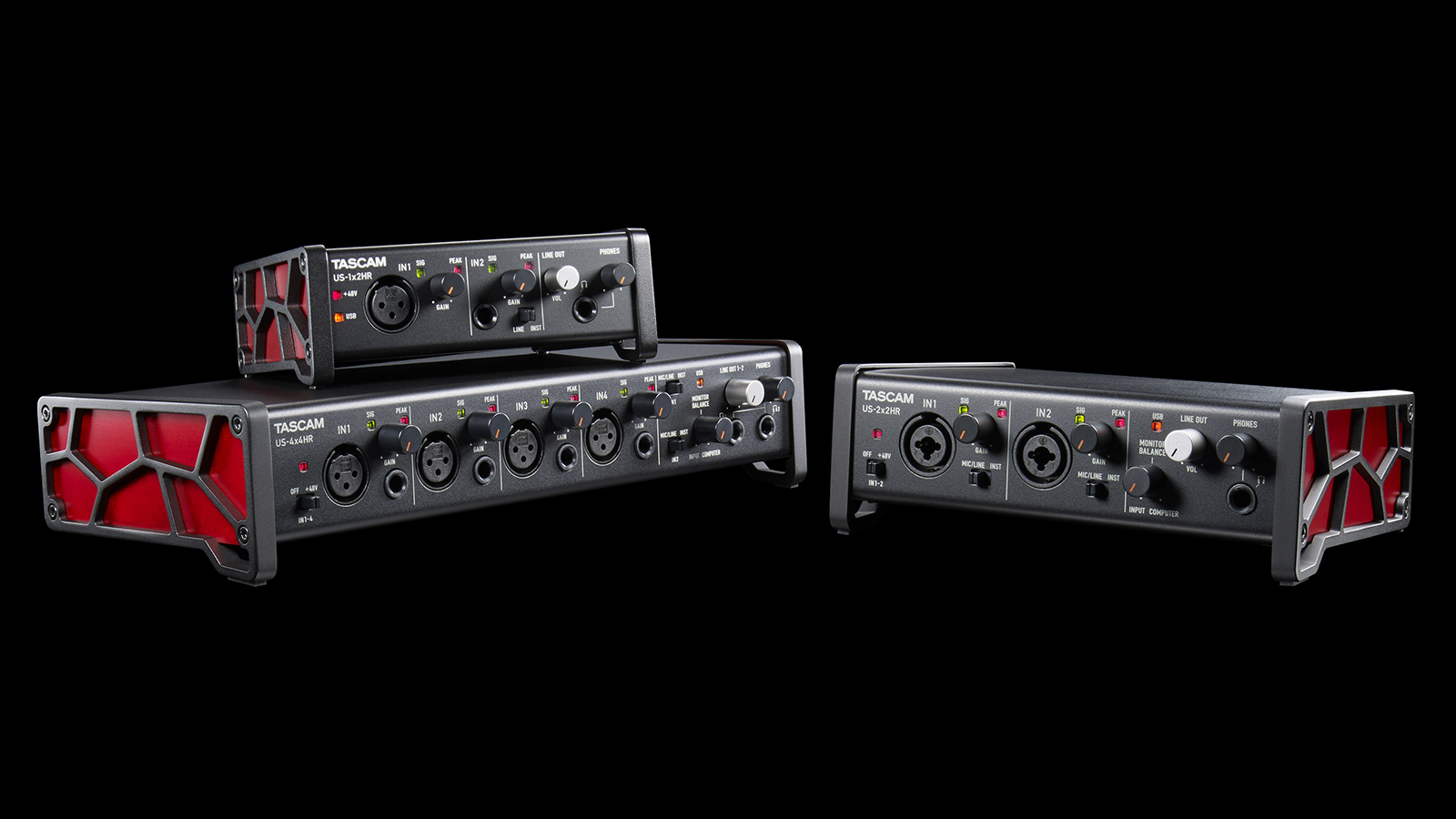 Tascam US-2x2HR 2-IN/2-OUT High Resolution USB Audio/MIDI Interface