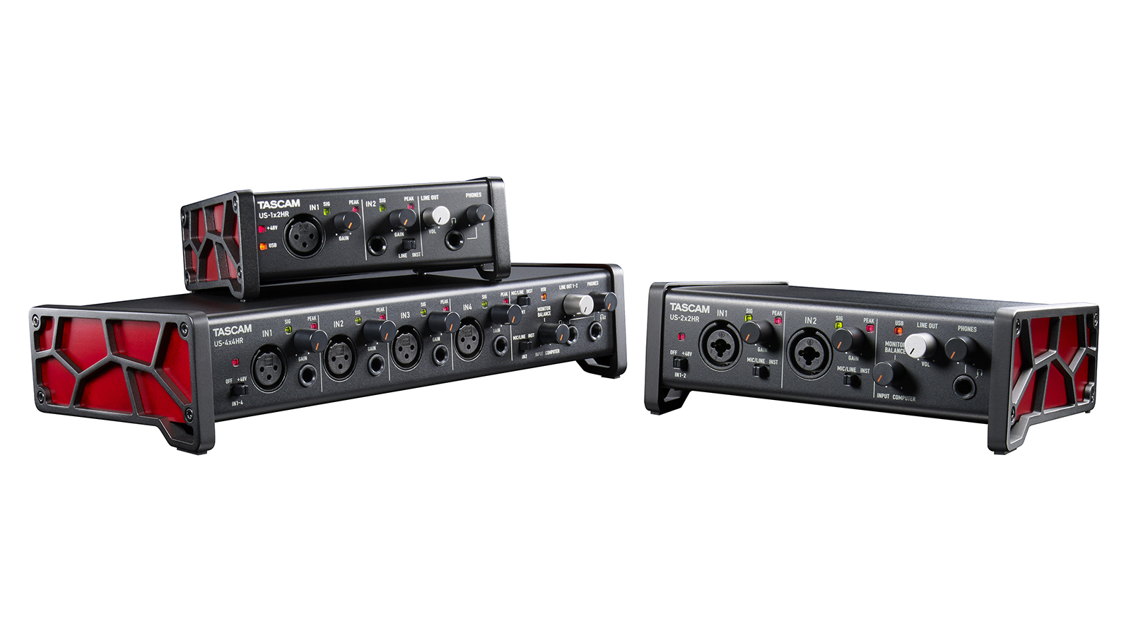 Tascam US-2x2HR 2-IN/2-OUT High Resolution USB Audio/MIDI Interface