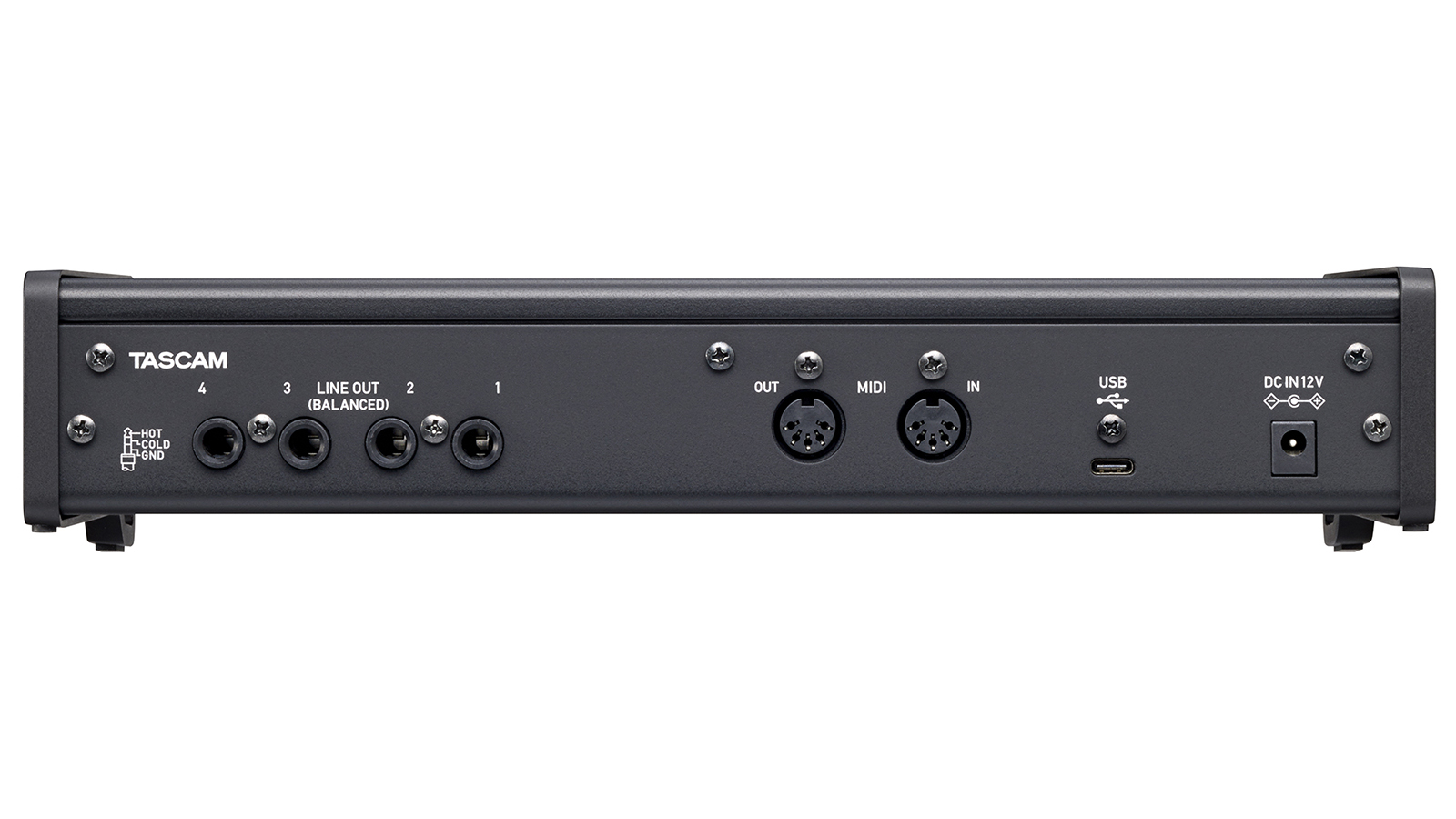 Tascam US-4x4HR 4-IN/4-OUT High-Resolution USB Audio/MIDI Interface
