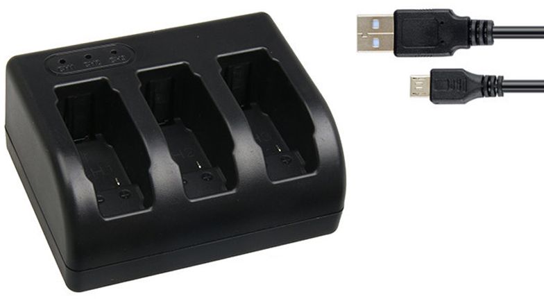 GoPro Hero 5/6/7 Triple Charger