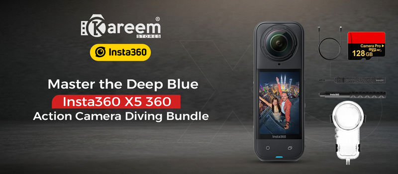 Insta360 X5 360 Action Camera Diving Bundle