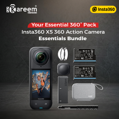 Insta360 X5 360 Action Camera Essentials Bundle