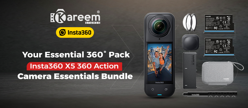 Insta360 X5 360 Action Camera Essentials Bundle