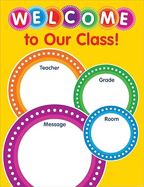 Color Your Classroom! Welcome Chart Color Your Classroom! Welcome Chart