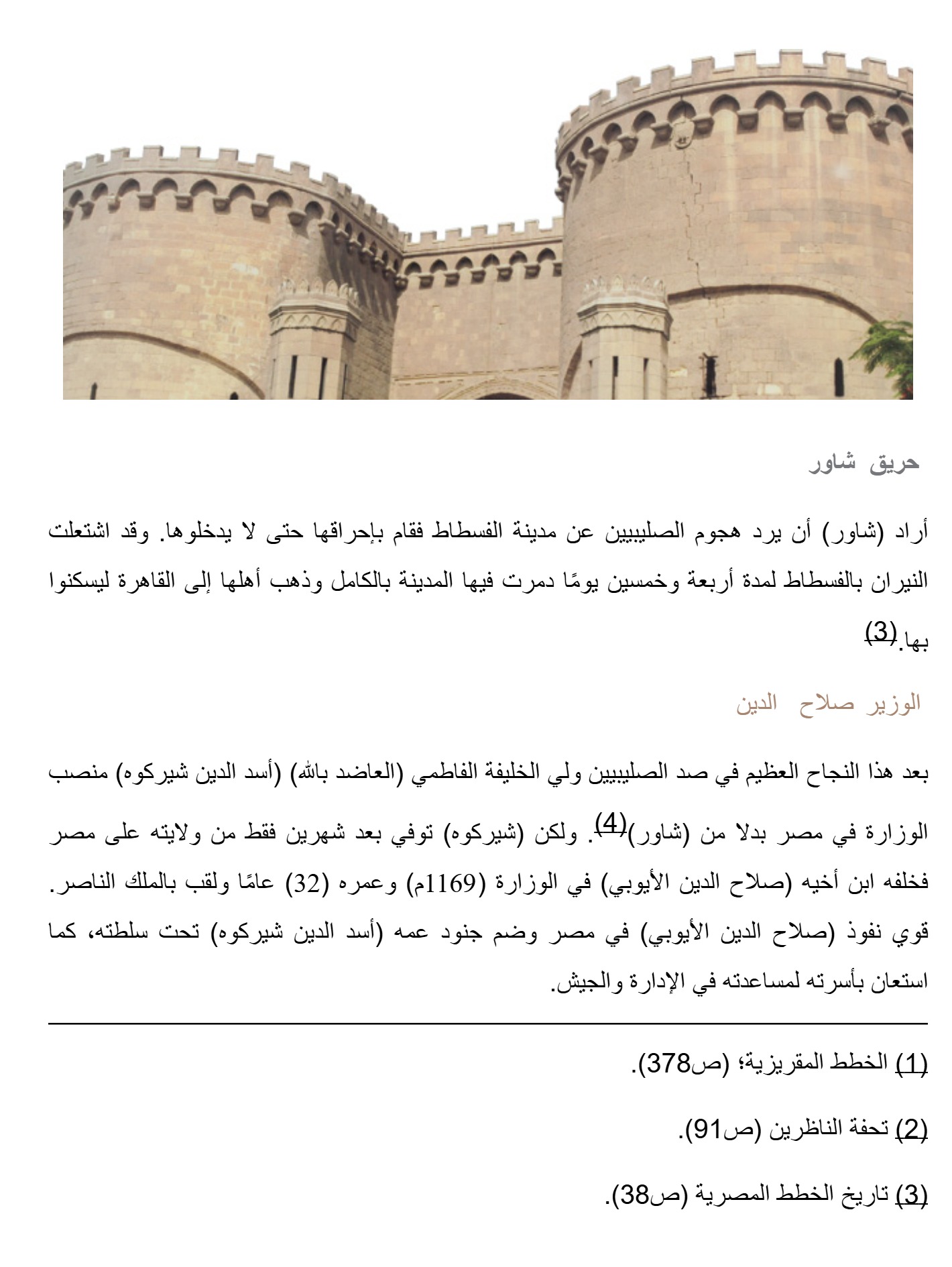 عصور مصرية الدولة الأيوبية