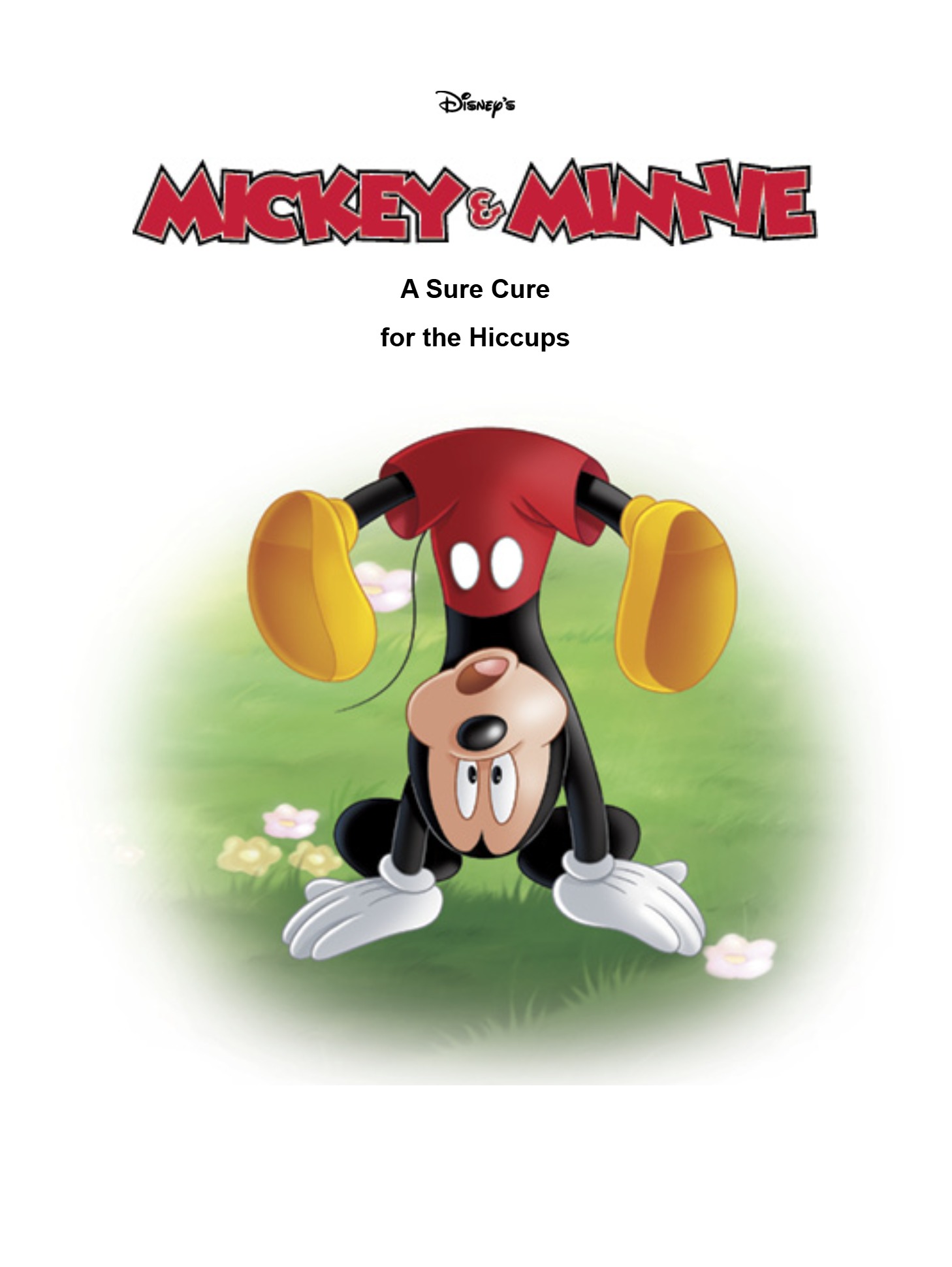 storybook Mickey and Minnie storybook Mickey and Minnie