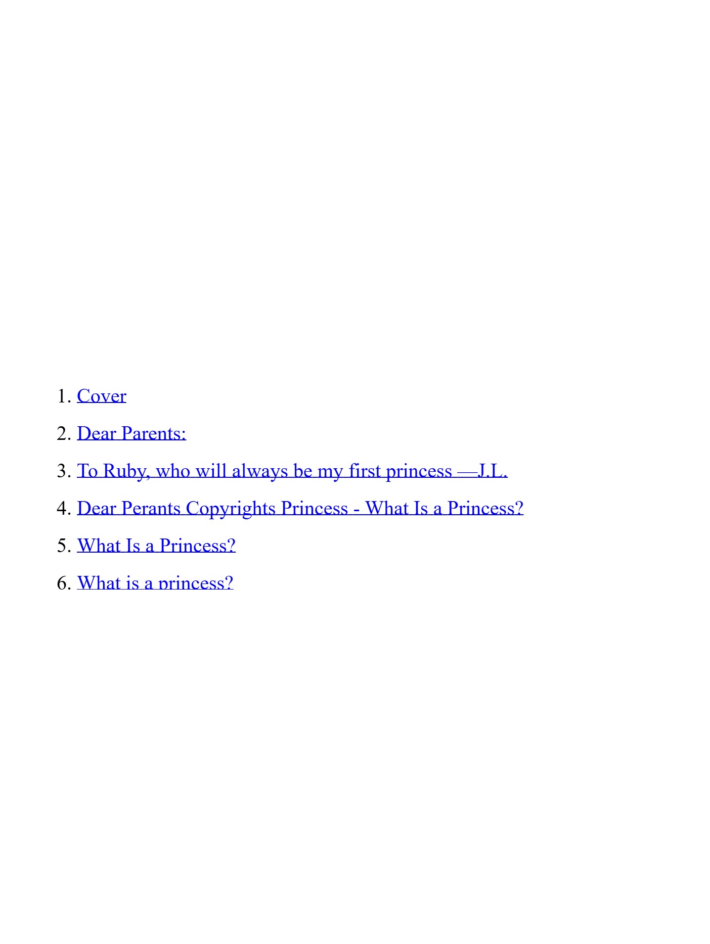 Levels of Reading what is a princess Levels of Reading what is a princess