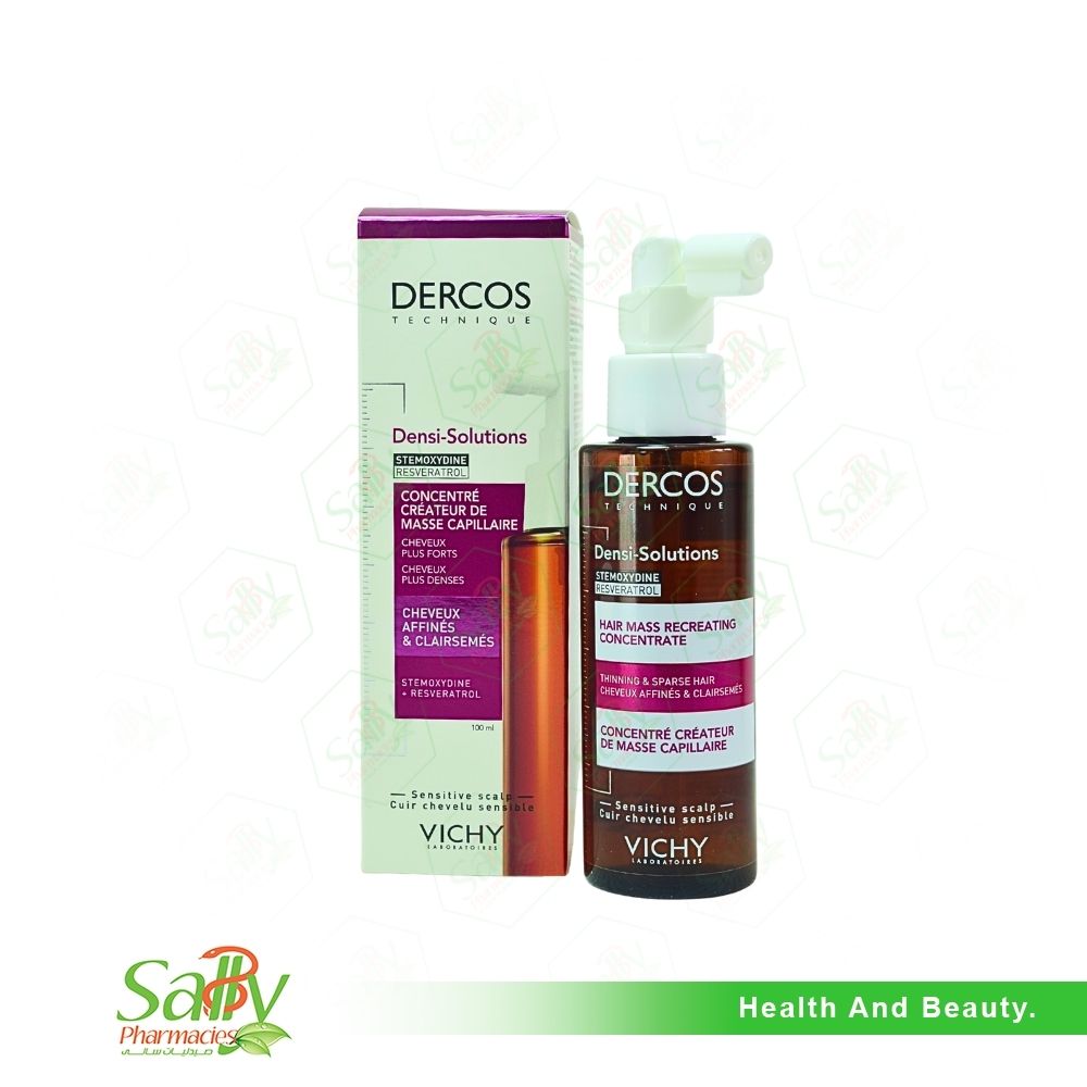 Vichy Dercos Densi-Solutions Hair Mass Thickening Concentrate 100 Ml – Paraben & Silicone Free