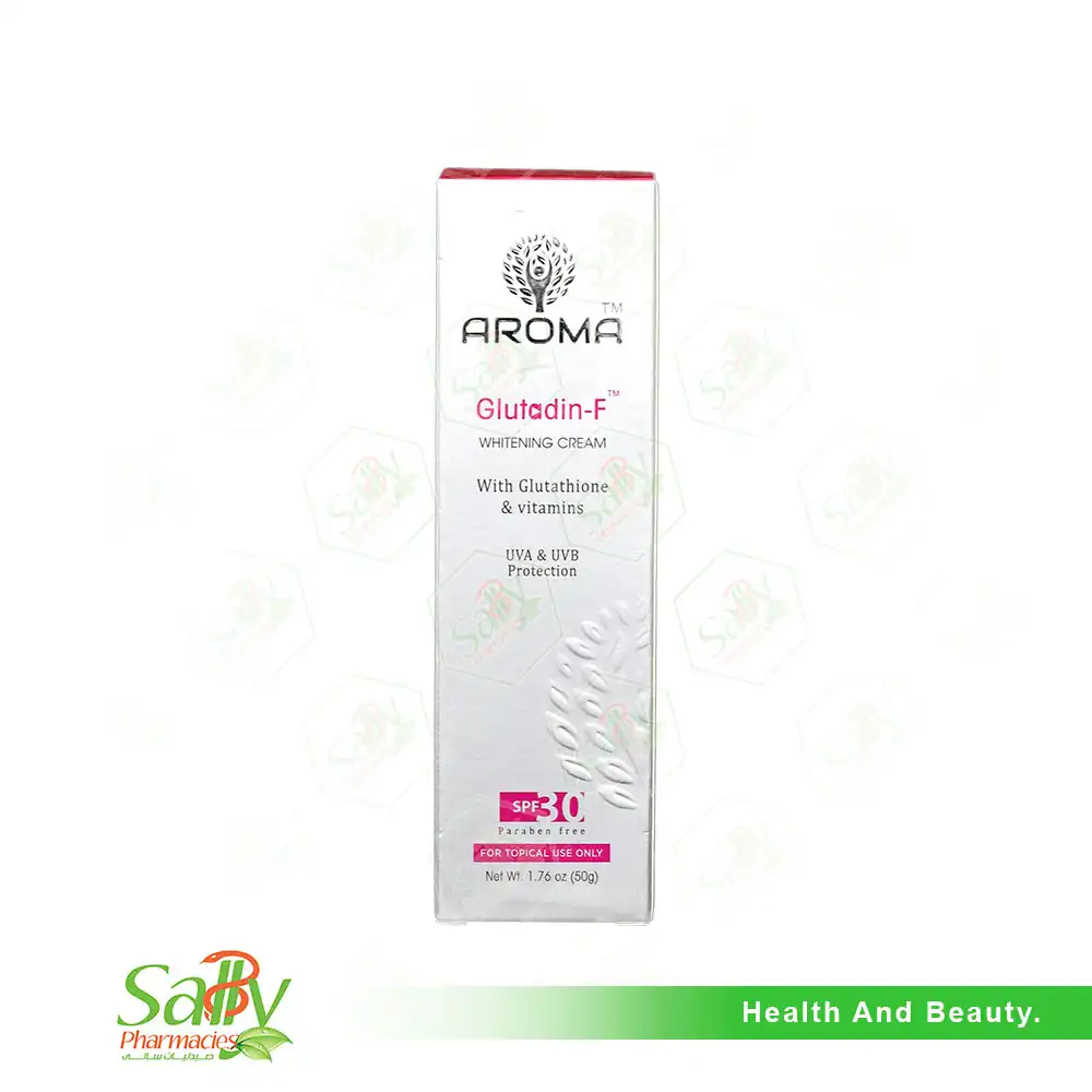 glutathione pharmacy cream Aroma Glutadin F Whitening Cream (SPF 30) 50 gm