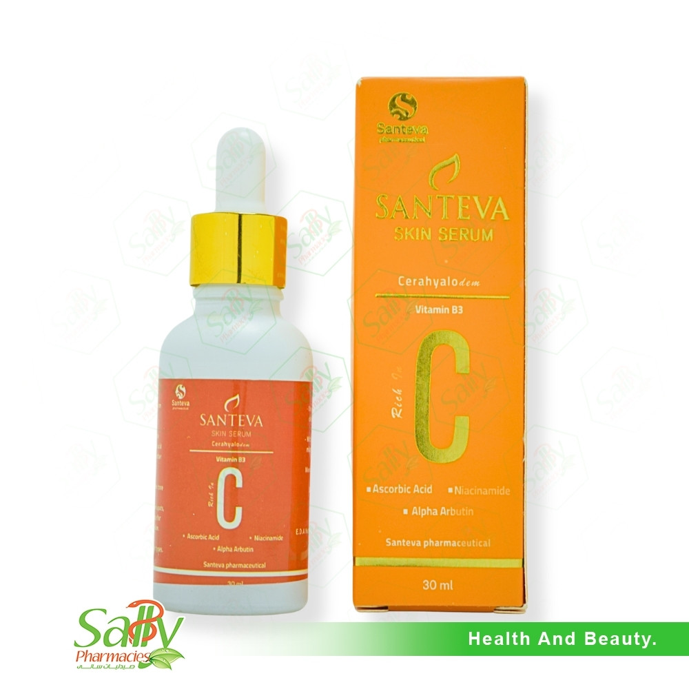 santeva glutathione Vitamin C Skin Serum 30 ml 💉FREE B12 SHOTS FOR XX Pack Size:2 Bottles