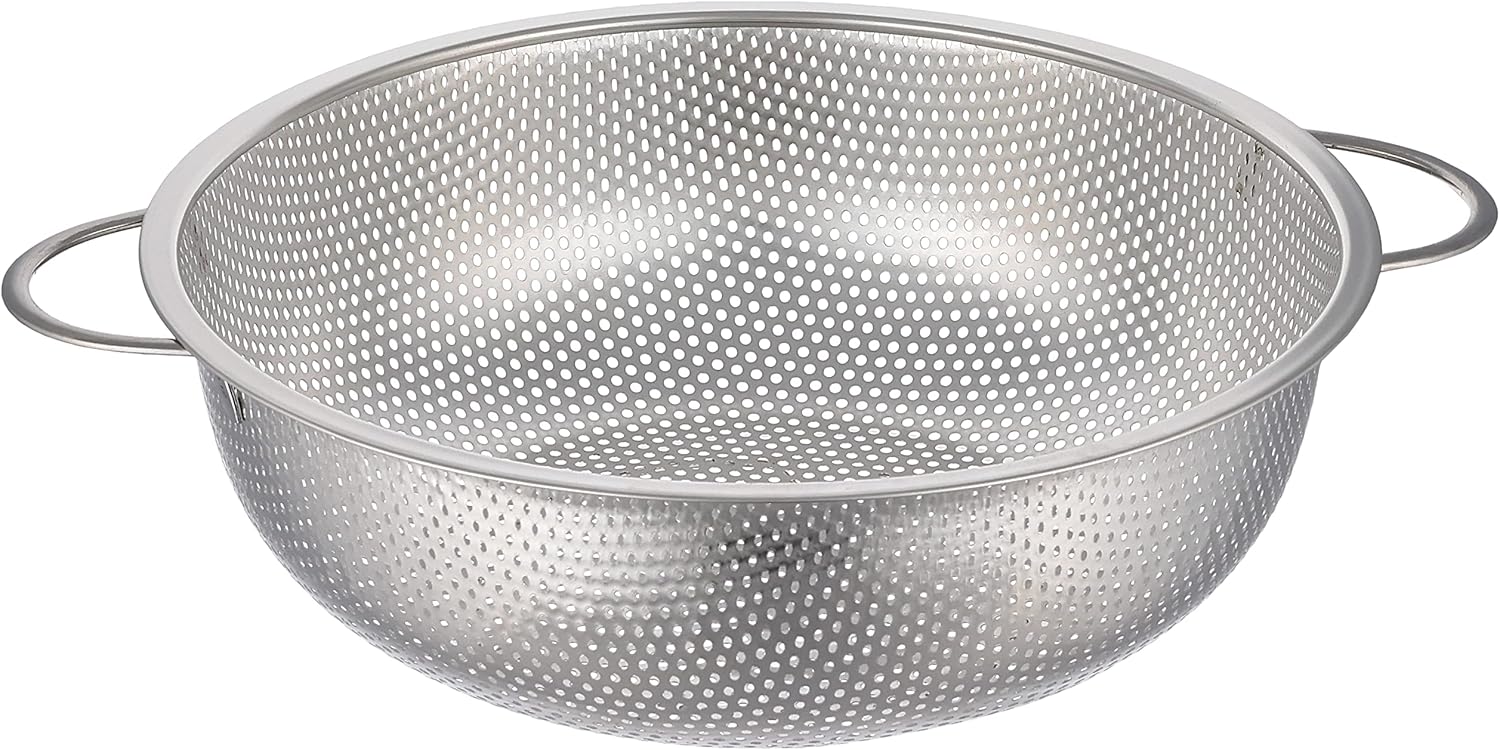 مصفاة خضار و فاكهة و مكرونة استالس ستيل ٢٢ سم