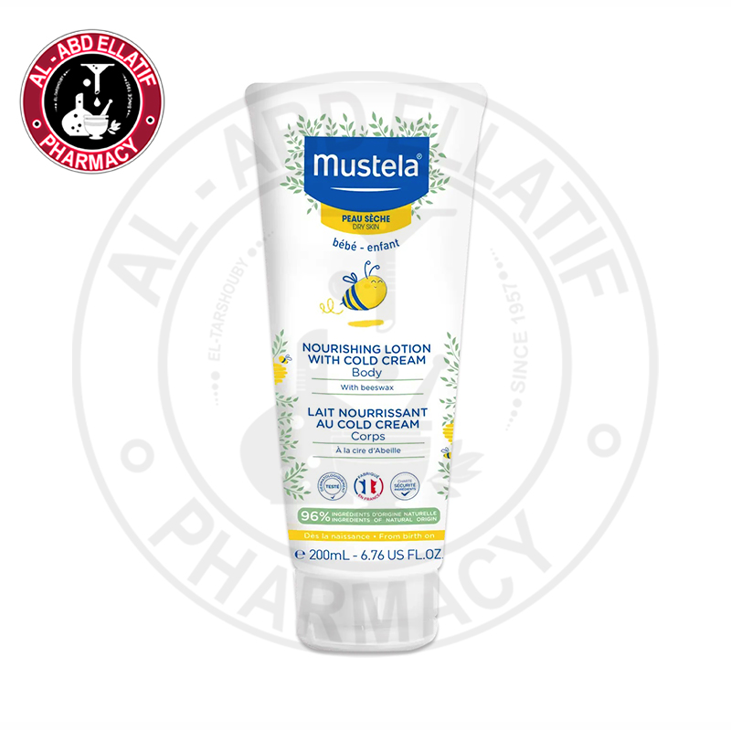 Mustela Bébé Nourishing Lotion with Cold Cream and Beeswax 200 ml