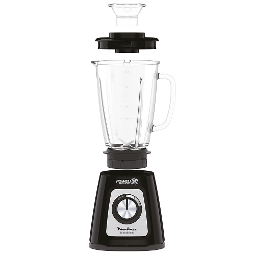 Moulinex Blendforce Blender, 800 Watt, Glass Jar 2 Liters, Grinder and Chopper - LM4358EG Moulinex Blendforce Blender, 800 Watt, Glass Jar 2 Liters, Grinder and Chopper - LM4358EG