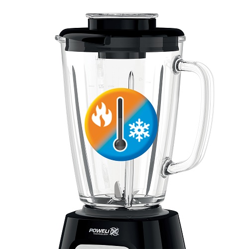 Moulinex Blendforce Blender, 800 Watt, Glass Jar 2 Liters, Grinder and Chopper - LM4358EG Moulinex Blendforce Blender, 800 Watt, Glass Jar 2 Liters, Grinder and Chopper - LM4358EG