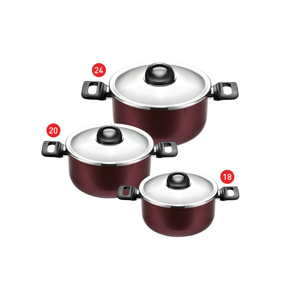 Tefal Armatal Stewpot Set , Size 18,20,24
