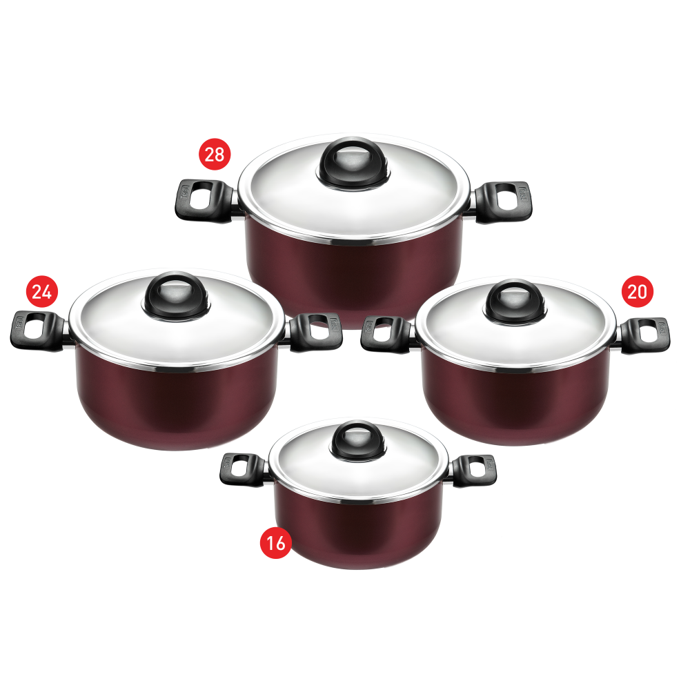 Tefal Armatal Stewpot Set , Size 16,20,24,28 - 220719982