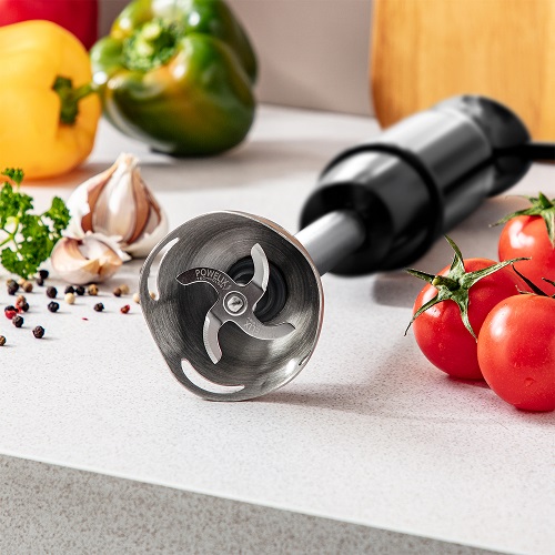 Moulinex Optichef Hand Blender, 1000 Watt, 15 Functions, 500 ML Chopper, Whisk, Black - DD6552EG Moulinex Optichef Hand Blender, 1000 Watt, 15 Functions, 500 ML Chopper, Whisk, Black - DD6552EG