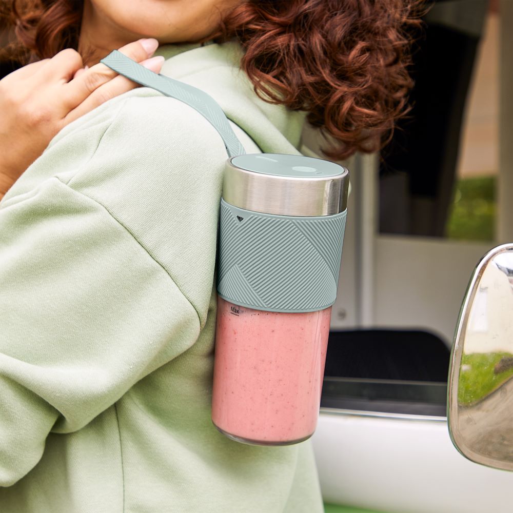 Moulinex Lightmix, Portable Blender, 300ml, Eucalyptus - LM1C0410
