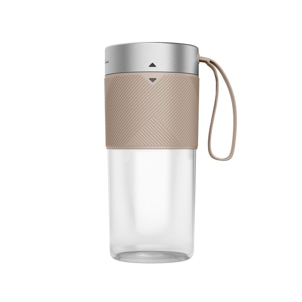 Moulinex Lightmix, Portable Blender, 300ml, Argile Color - LM1C0AF0