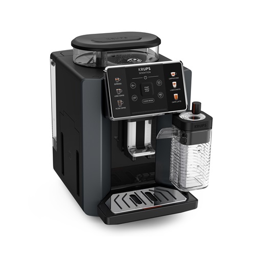 Krups Sensation Milk, Automatic Coffee Machine, 6 Beverages, Milk Maestro Technology, Made in France - EA912B10