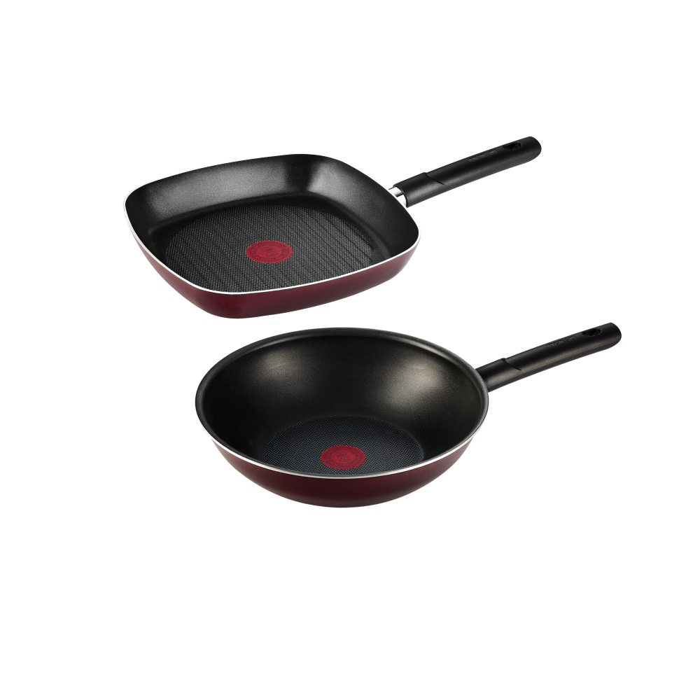Tefal Armatal Round Oven Tray 26,28 cm + Square Grill 26 cm + Tefal Armatal Wok 28 cm Tefal Armatal Round Oven Tray 26,28 cm + Square Grill 26 cm + Tefal Armatal Wok 28 cm
