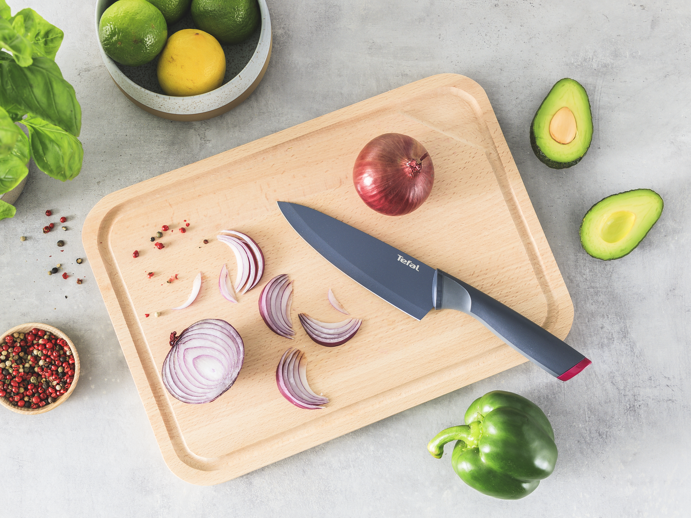 Tefal Fresh Kitchen Chef Knife, 15 cm - K1220304 Tefal Fresh Kitchen Chef Knife, 15 cm - K1220304