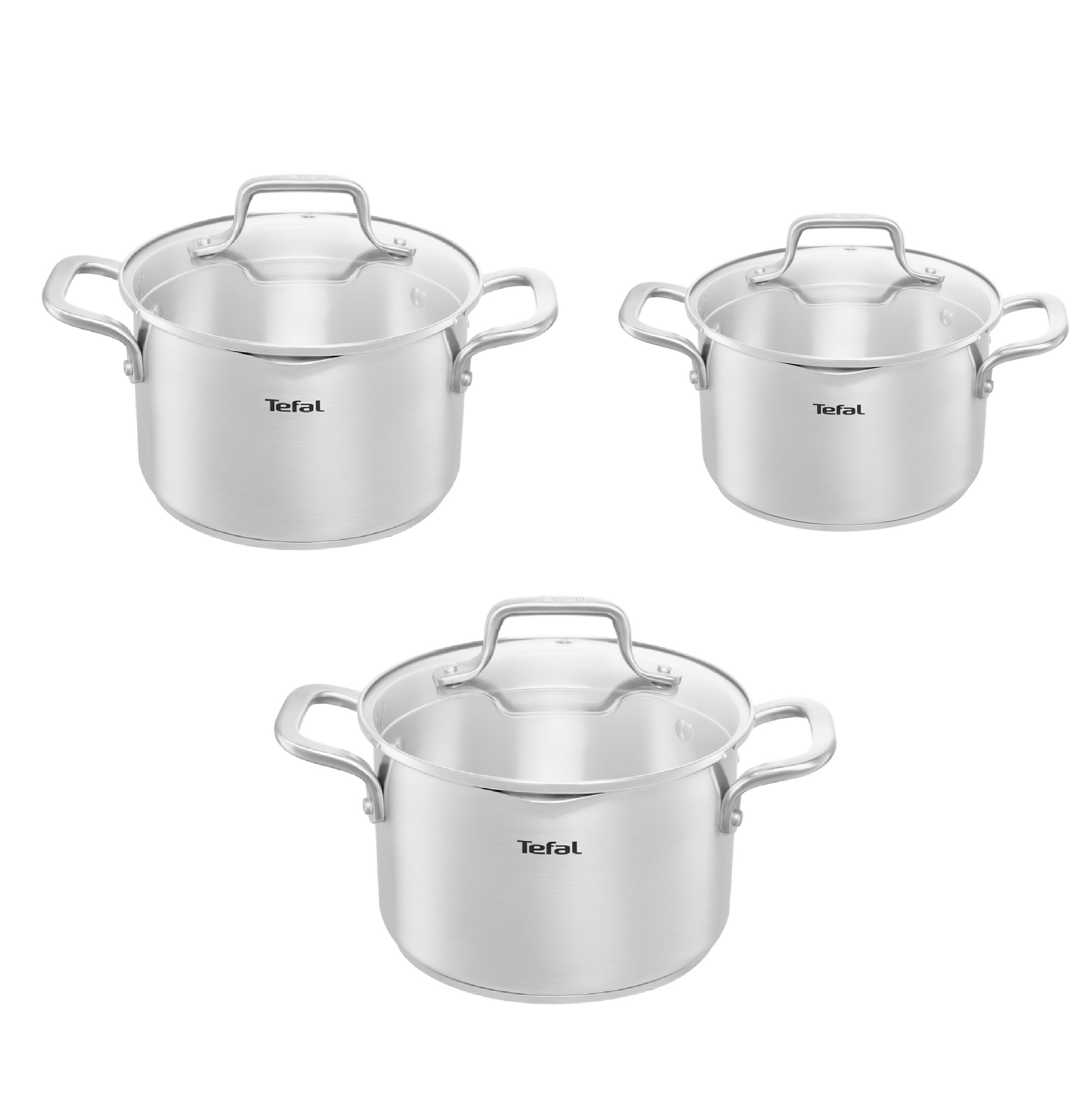 Tefal Duetto Stewpot Set - Size 18,20,24
