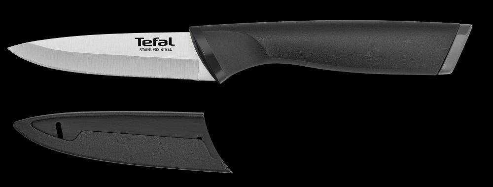 Tefal Comfort Paring Knife, 9 cm, Black - K2213504