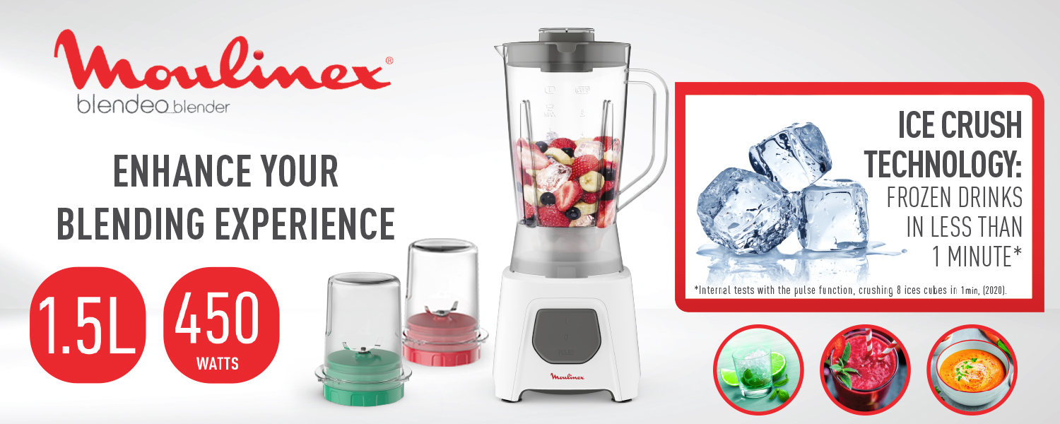 Moulinex Blendeo Blender 450W L Grinder Chopper