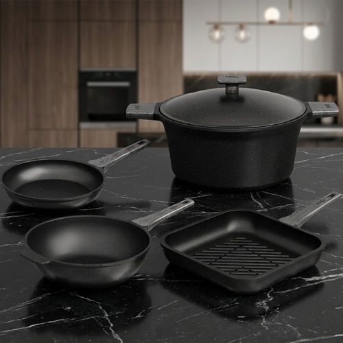 Tefal Gourmet Set, 12 Pieces, Cast Aluminium, Heat Resistant Handles - 4300011192