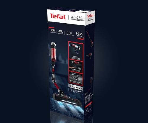Tefal X-Force 9.60 Flex, Handstick Vacuum Cleaner, 250W, 0.45L, 45min, Animal Care - TY2079WO Tefal X-Force 9.60 Flex, Handstick Vacuum Cleaner, 250W, 0.45L, 45min, Animal Care - TY2079WO