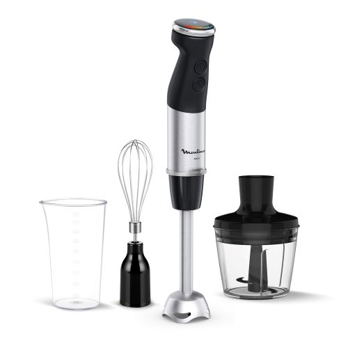Moulinex Quickchef+, Hand Blender, 1000W, Chopper 500ML, Beaker